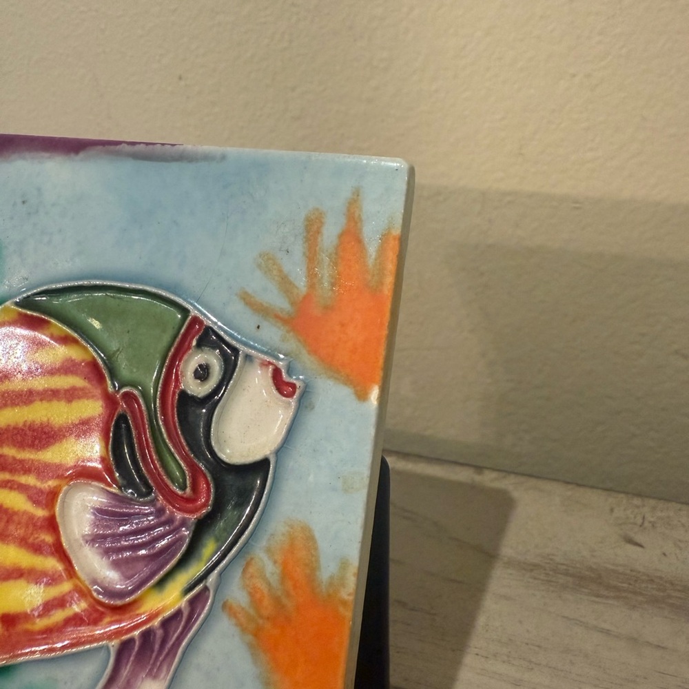 Colorful Fish Ceramic Tile - Picture 6 of 6